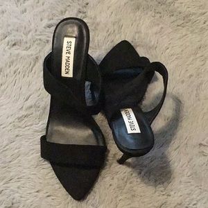 Black Steve Madden Pointed Heels